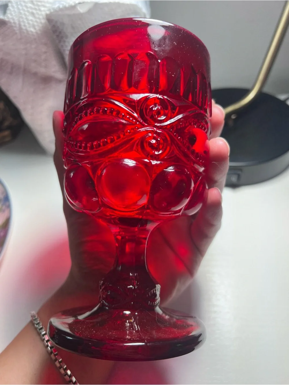 Ruby Red Vintage  Mosser or L.G. Wright 